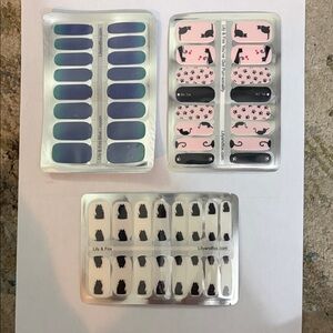 Lily and Fox Cat Nail Wraps Set